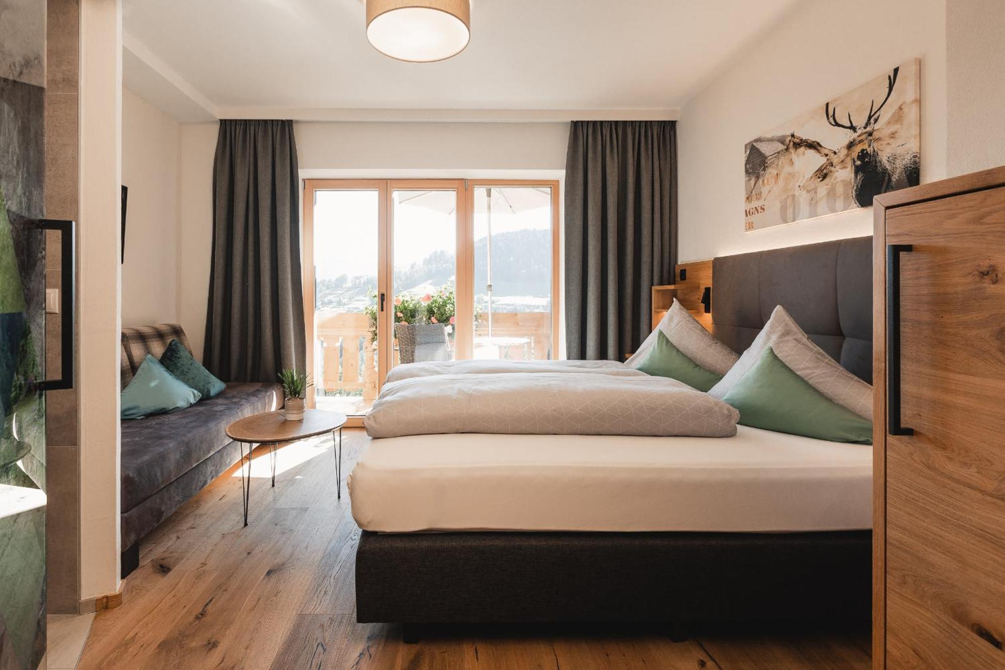 Hotel Garni Hubertushof Fiss Chambre photo